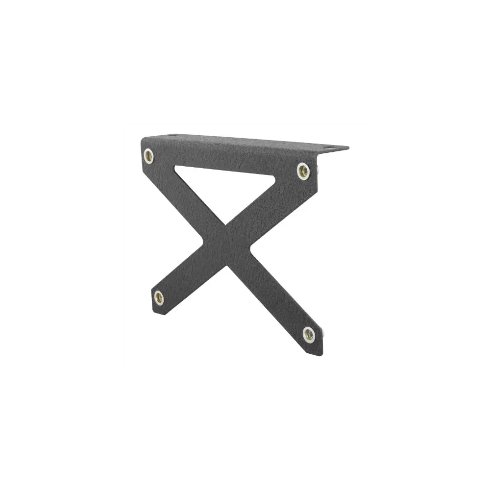 Pro Series Grille Guard License Plate Bracket - Semi-Gloss Black - 85-0000